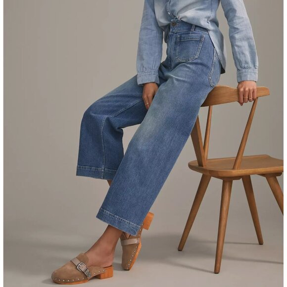 Pilcro Denim - Anthropologie Pilcro Skipper Wide Leg Jeans